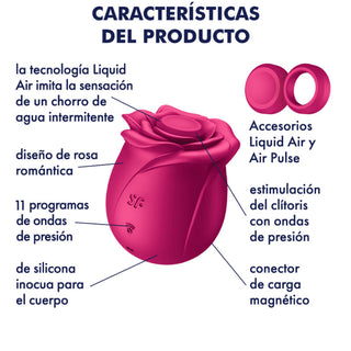 SATISFYER - AIR PULSE CLASSIC FLOWER VIBRATOR PRO 2