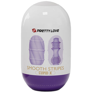 PRETTY LOVE - CUPID MASTURBATOR EGG SMOOTH STRIPES