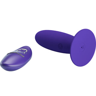 PRETTY LOVE - YOUTH PLUG ANAL VIBRATOR REMOTE CONTROL PURPLE