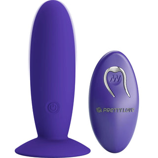 PRETTY LOVE - YOUTH PLUG ANAL VIBRATOR REMOTE CONTROL PURPLE