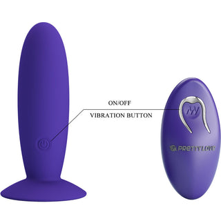 PRETTY LOVE - YOUTH PLUG ANAL VIBRATOR REMOTE CONTROL PURPLE