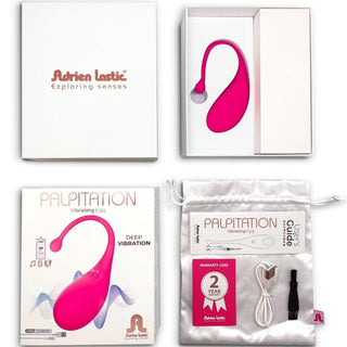 ADRIEN LASTIC - PINK PALPITATION VIBRATING EGG - FREE APP