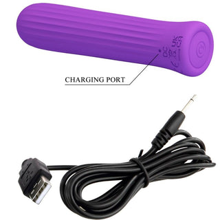 PRETTY LOVE - WHITE VIBRATOR STIMULATOR LILAC