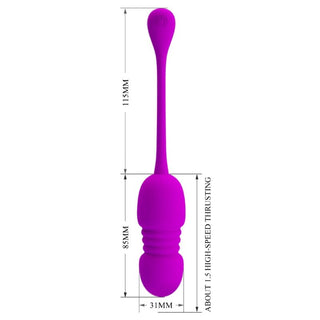 PRETTY LOVE - RECHARGEABLE VIBRATING EGG CALLIE PURPLE