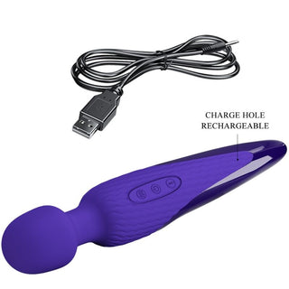 PRETTY LOVE - ANTONY YOUTH WAND VIBRATOR PURPLE HEAT EFFECT