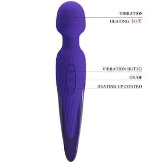 PRETTY LOVE - ANTONY YOUTH WAND VIBRATOR PURPLE HEAT EFFECT