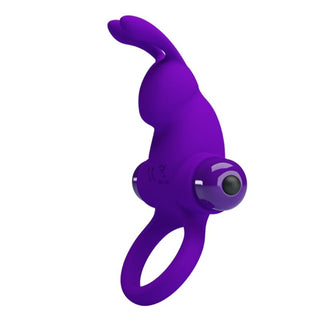 PRETTY LOVE - VIBRATOR RING I RABBIT FOR PENIS PURPLE