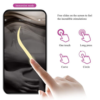 PRETTY LOVE - VIBRATING EGG NYMPH APP CONTROLLED PURPLE
