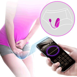 PRETTY LOVE - VIBRATING EGG NYMPH APP CONTROLLED PURPLE