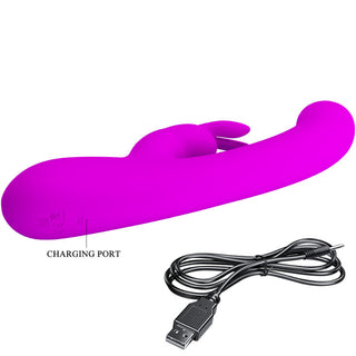 PRETTY LOVE - LAMAR RABBIT VIBRATOR AND PURPLE G-SPOT