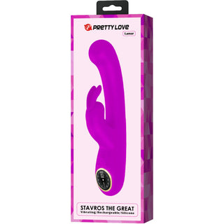 PRETTY LOVE - LAMAR RABBIT VIBRATOR AND PURPLE G-SPOT
