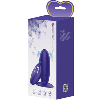 PRETTY LOVE - YOUTH PLUG ANAL VIBRATOR REMOTE CONTROL PURPLE