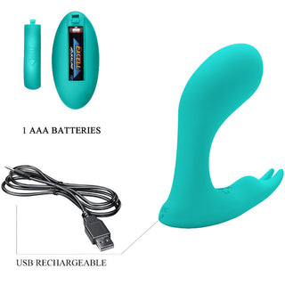 PRETTY LOVE - IDABELLE BLUE VIBRATION AND PULSATION REMOTE CONTROL