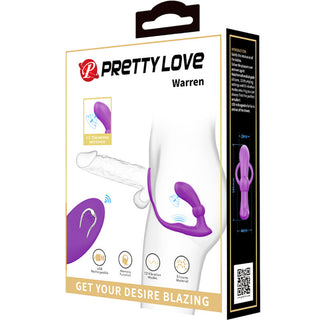 PRETTY LOVE - WARREN PURPLE ANAL RING AND VIBRATOR