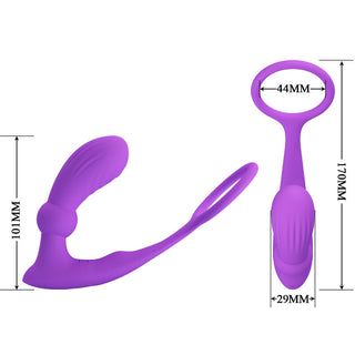 PRETTY LOVE - WARREN PURPLE ANAL RING AND VIBRATOR