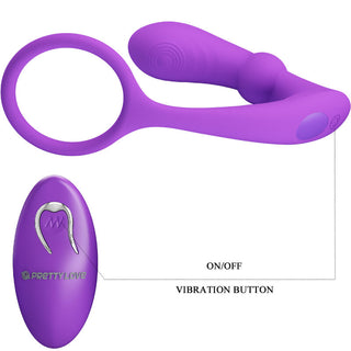 PRETTY LOVE - WARREN PURPLE ANAL RING AND VIBRATOR