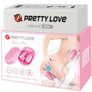 PRETTY LOVE - MAGIC BOX VIBRATING BALL &amp; STIMULATOR PINK