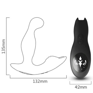 ARMONY - BAT KING VIBRATEUR ANAL PROSTATE ROTATEUR TÉLÉCOMMANDE NOIR