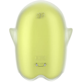 SATISFYER - GLOWING GHOST AIR PULSE &amp; VIBRATOR YELLOW