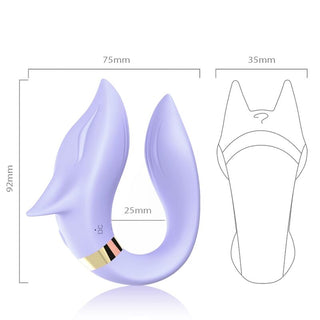 ARMONY - VIBRATEUR FOX POUR COUPLES TÉLÉCOMMANDE VIOLET