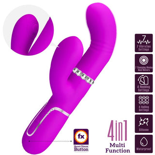 PRETTY LOVE - G-SPOT FUCHSIA MULTIFUNCTION VIBRATOR