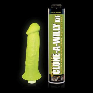 CLONE A WILLY - GREEN LUMINESCENT PENIS CLONE WITH VIBRATOR