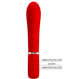 PRETTY LOVE - MULTIFUNCTIONAL G-SPOT VIBRATOR THOMAS RED