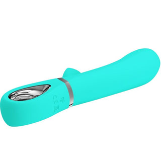 PRETTY LOVE - G-SPOT THOMAS AQUA GREEN MULTIFUNCTION VIBRATOR