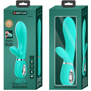 PRETTY LOVE - G-SPOT THOMAS AQUA GREEN MULTIFUNCTION VIBRATOR