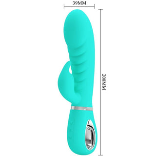 PRETTY LOVE - PRESCOTT AQUA GREEN G-SPOT MULTIFUNCTION VIBRATOR