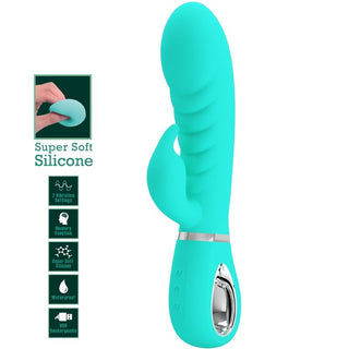 PRETTY LOVE - PRESCOTT AQUA GREEN G-SPOT MULTIFUNCTION VIBRATOR