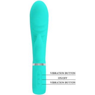 PRETTY LOVE - PRESCOTT AQUA GREEN G-SPOT MULTIFUNCTION VIBRATOR