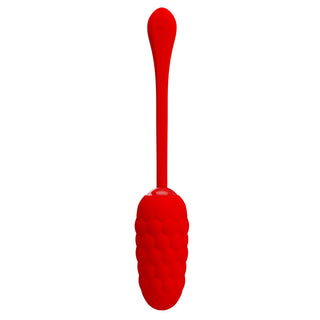 PRETTY LOVE - RECHARGEABLE MARINE TEXTURE VIBRATING EGG RED
