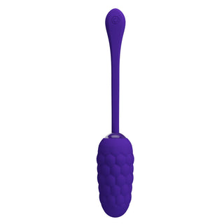 PRETTY LOVE - RECHARGEABLE MARINE TEXTURE VIBRATING EGG PURPLE