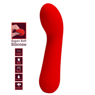 PRETTY LOVE - RECHARGEABLE VIBRATOR FAUN RED