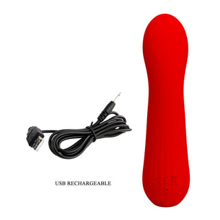 PRETTY LOVE - RECHARGEABLE VIBRATOR FAUN RED