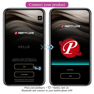 PRETTY LOVE - CATALINA VIBRATOR APP REMOTE CONTROL PURPLE