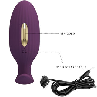 PRETTY LOVE - JEFFERSON PURPLE APP CONTROLLED ANAL PLUG