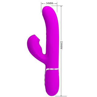 PRETTY LOVE - 3 IN 1 MULTIFUNCTIONAL G-POINT VIBRATOR PERLITA VIOLET