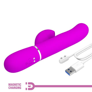 PRETTY LOVE - 3 IN 1 MULTIFUNCTIONAL G-POINT VIBRATOR PERLITA VIOLET
