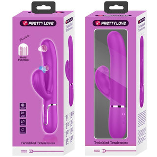 PRETTY LOVE - 3 IN 1 MULTIFUNCTIONAL G-POINT VIBRATOR PERLITA VIOLET