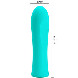 PRETTY LOVE - ALFREDA SUPER POWERFUL VIBRATOR AQUA GREEN