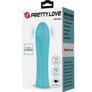 PRETTY LOVE - ALFREDA SUPER POWERFUL VIBRATOR AQUA GREEN