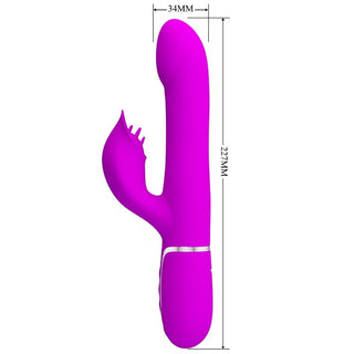 PRETTY LOVE - VIBRATOR RABBIT PURPLE BEADS