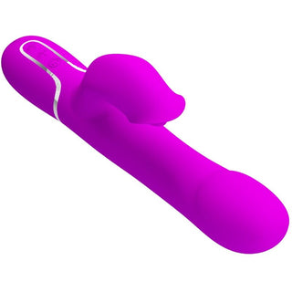 PRETTY LOVE - VIBRATOR RABBIT PURPLE BEADS