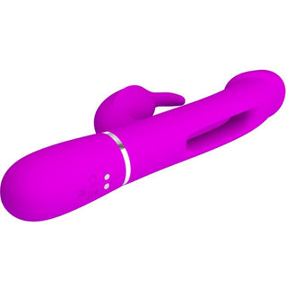 PRETTY LOVE - DEJON RABBIT 3 IN 1 MULTIFUNCTION FUCSIA VIBRATOR