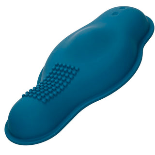 CALEXOTICS - RIDER MASSAGER DUAL MOTOR REMOTE CONTROL BLUE