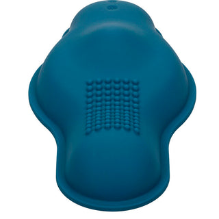 CALEXOTICS - RIDER MASSAGER DUAL MOTOR REMOTE CONTROL BLUE