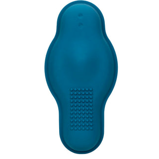 CALEXOTICS - RIDER MASSAGER DUAL MOTOR REMOTE CONTROL BLUE