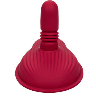 CALEXOTICS - RIDER MASSAGER DUAL MOTOR REMOTE CONTROL RED